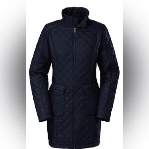 The North Face Jacket TNF Ruka Parka Navy blue Quilted Long Hooded Coat